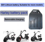 Harley Scooter Motosiklet için 60V 12Ah Lityum İyon Pil Paketi